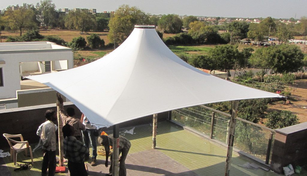 Tensile Fabric Canopy Structure Design 10